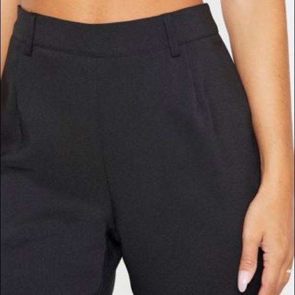 Black Flared Leg Pants - Picture 4 of 4